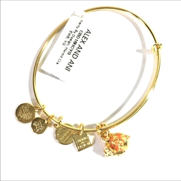 Alex and Ani Jewelry - Alex And Ani Gold Charm Bangle Hermit Crab